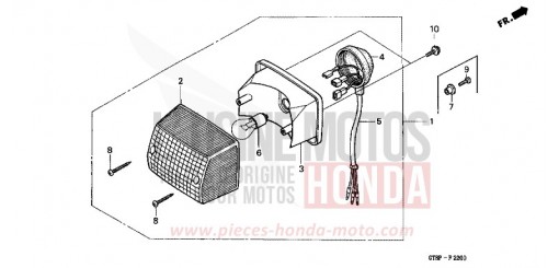 FEU ARRIERE PK50MP de 1993